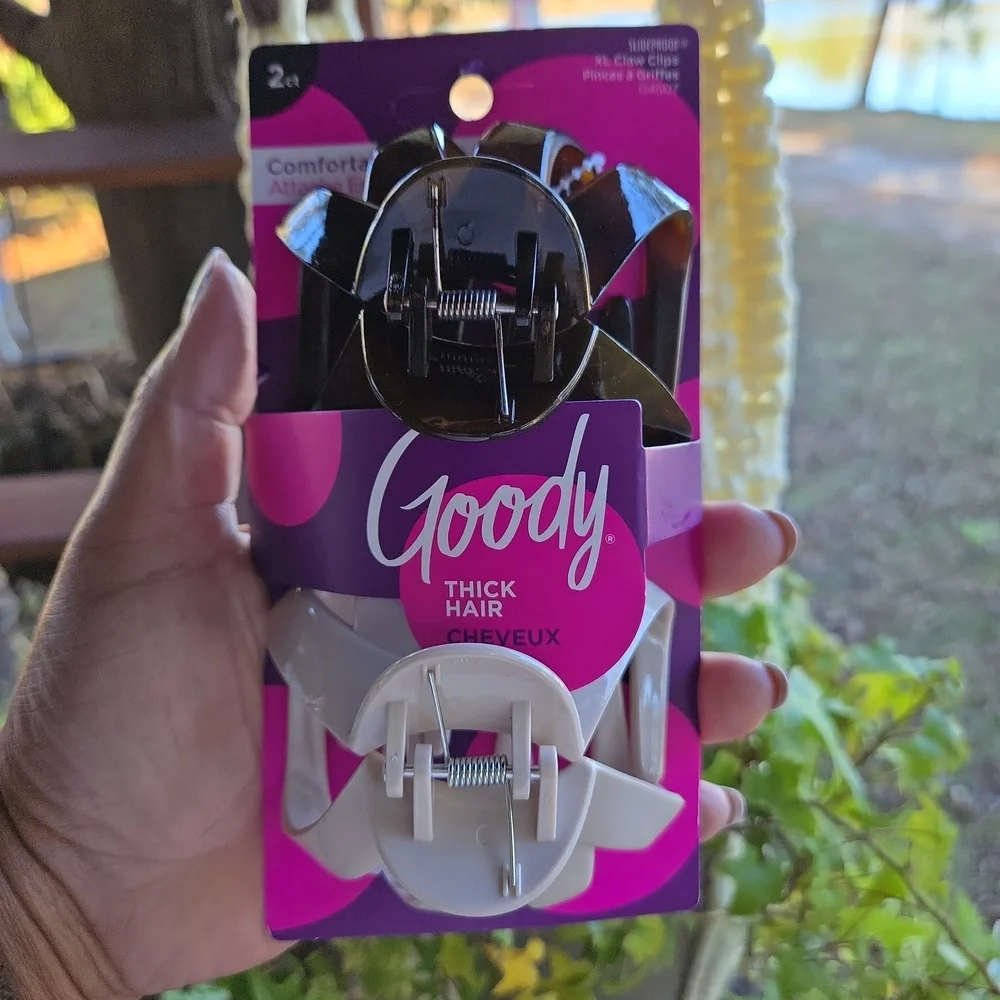 Goody jumbo claw hair clips for thick hair